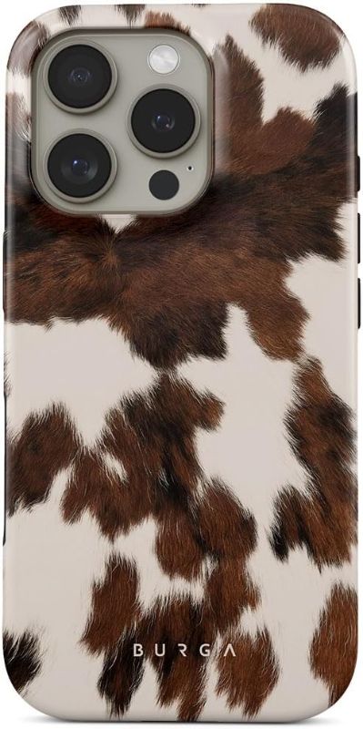 Photo 1 of BURGA Unisex Phone Case for iPhone 16 Pro – Dual-Layer Hybrid Design with Shock-Absorbing TPU & Durable Exterior, Scratch-Resistant Finish and Raised Bezel Edge for Screen Protection & Daily Use