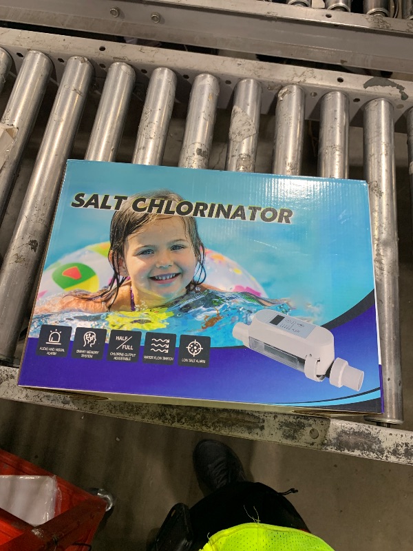 Photo 1 of Smart Salt Water Pool Chlorinator with Bluetooth & Wi-Fi App Control, IC40/50/60 Replacement Salt Cell Compatible with Pentair IntelliChlor Systems, Up to 40000 Gallons, Self-Cleaning Cell