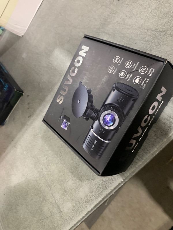 Photo 1 of Dash Cam Front and Rear, 1080P Dash Camera for Cars, 3 Channel Car Camera Front Rear and Inside with 32GB Card, Loop Recording, Night Vision, HDR, 24Hr Parking, G-Sensor