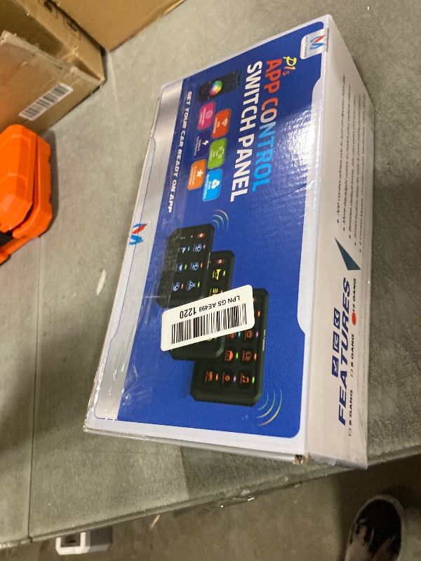 Photo 1 of MICTUNING RGB 12 Gang Switch Panel with APP Control, Adjustable Strobe Pulse Momentary, 6-Level Dimming, 12V Waterproof On/Off Panel for UTV, ATV, Truck, RV, Boat