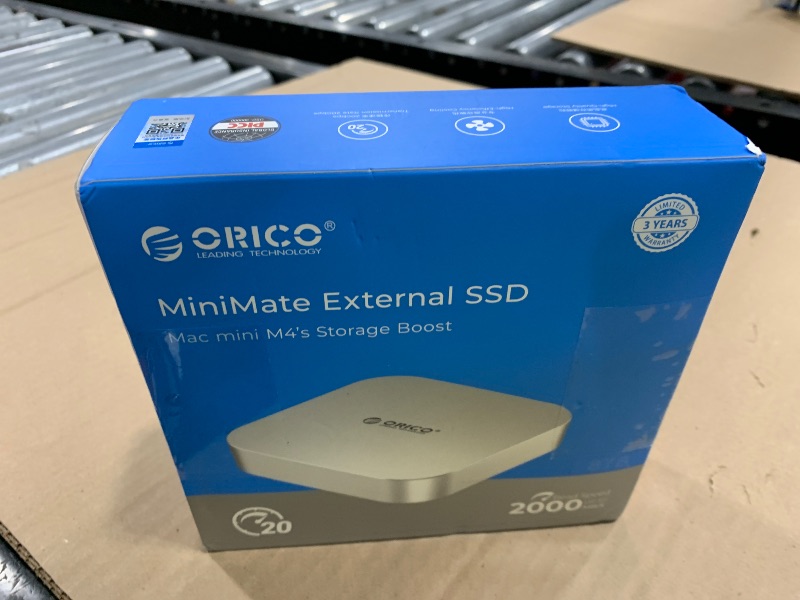 Photo 1 of ORICO MiniMate Plus 8TB External SSD Compatibility with Mac mini M4(20Gbps), USB 3.2 Gen 2 * 2(20Gbps), Portable Solid State Drive, M4Plus