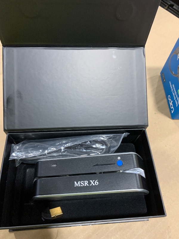 Photo 1 of MSR X6 Bluetooth VIP Card Swiper Reader Writer Encoder Hico 3 Tracks USB and Bluetooth