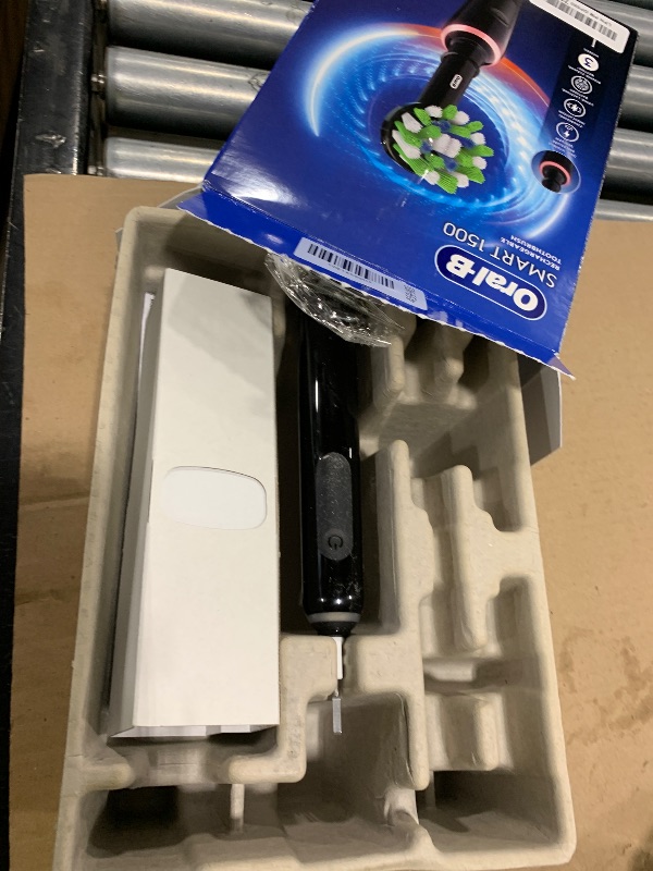 Photo 1 of Oral-B Smart 1500 Electric Power Rechargeable Battery Toothbrush, Black