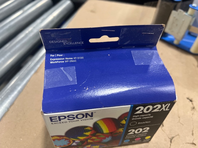 Photo 1 of Epson T202XL-BCS Claria Ink Cartridge Multi-pack - High-capacity Black and Standard-capacity Color (CMYK)