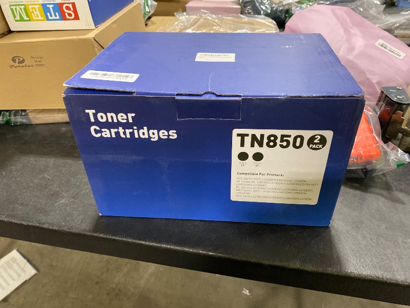 Photo 1 of TN850 Toner Cartridge Replacement for Brother TN-850 High Yield Black Toner Cartridge TN 850 TN850BK TN820 Use for HL-L6200DWT L6200DW L5200DW L5100DN MFC-L5800DW L5700DW L6700DW L6800DW (2 Black)