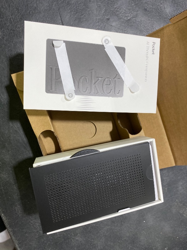 Photo 1 of Pocket AI Voice Recorder & Smart Assistant – Auto Transcription, Summaries & Action Items – AI Note Taker for Meetings, Calls & Productivity - Space Grey