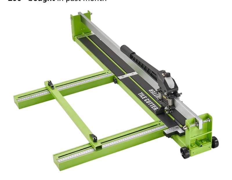 Photo 1 of Tile Cutter 48 Inch, Manual Tile Cutter All-Steel Frame,Tile Cutting Machine w/Laser Guide and Bonus Spare Cutter,Tile Cutter Hand Tool for Precision Cutting Porcelain Ceramic Floor Tiles