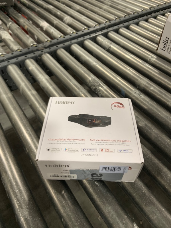 Photo 1 of Uniden R8W (new Model) Extreme Long Range Laser/Radar Detector, 360° Awareness, Directional Arrows, Wi-Fi, Bluetooth, GPS, Real-Time Voice Alerts, Red Light & Speed Camera Alerts, R/TACH App