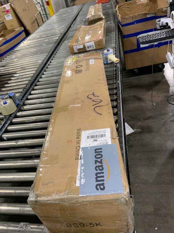 Photo 1 of ALDRICH Box Springs King Size 9 Inch, Heavy Duty Metal Frame Mattress Foundation with Easy Clean Cover, Noise Free, Easy Assembly
