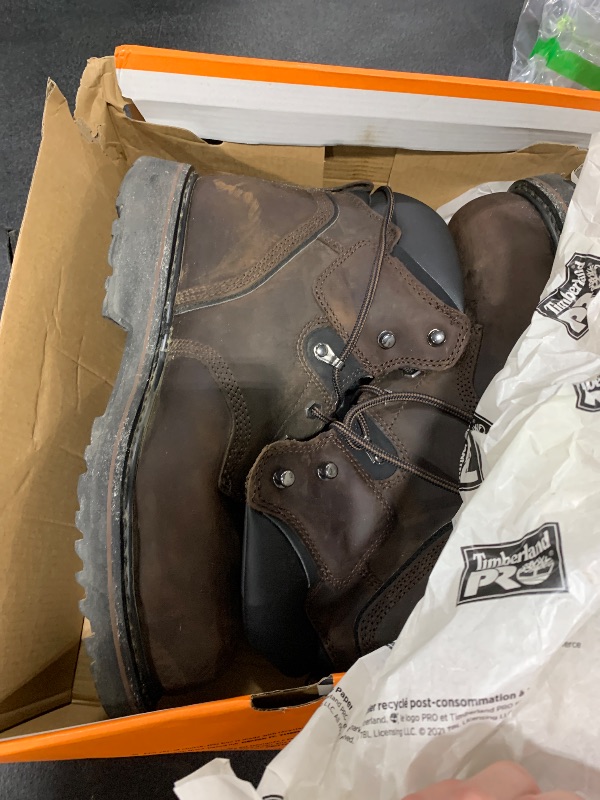 Photo 1 of Timberland PRO Men's Pit Boss 6 Inch Steel Safety Toe Industrial Work Boot, Brown-2024 New, 11