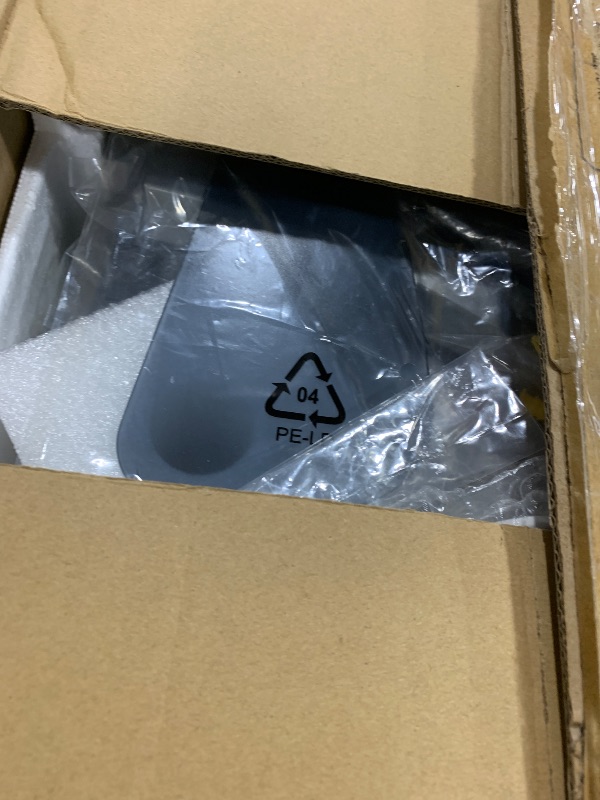 Photo 1 of ZMISHIBO Low Profile Ceiling Fans with Lights, Flush Mount Modern Ceiling Fan and Remote Control, 23" LED Ceiling Fans, Stepless Dimmable 3 Colors and 6 Speeds (Grey, 23")