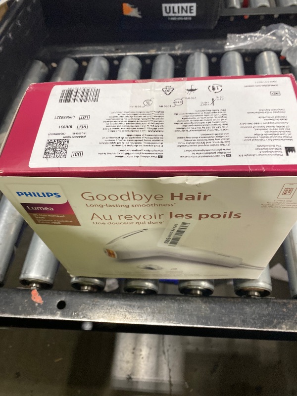 Photo 1 of Philips Lumea 7000 Series IPL Hair Removal Device - Permanent Laser Hair Reduction for Women & Men, Easy and Comfortable Use at Home, SenseIQ, Uniquely Curved Attachment for Body, BRI931/03