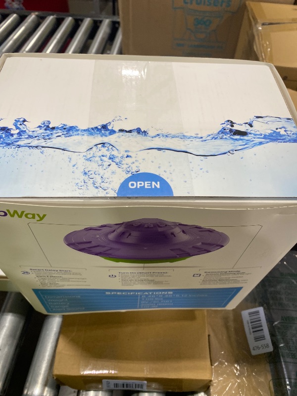 Photo 1 of Pool Alarm with Indoor Receiver, 110dB Ultra Loud Floating Alarm for Inground & Above Ground Pools, Adjustable Sensitivity for Backyard Water Safety with Children & Pets, Violet-Mint