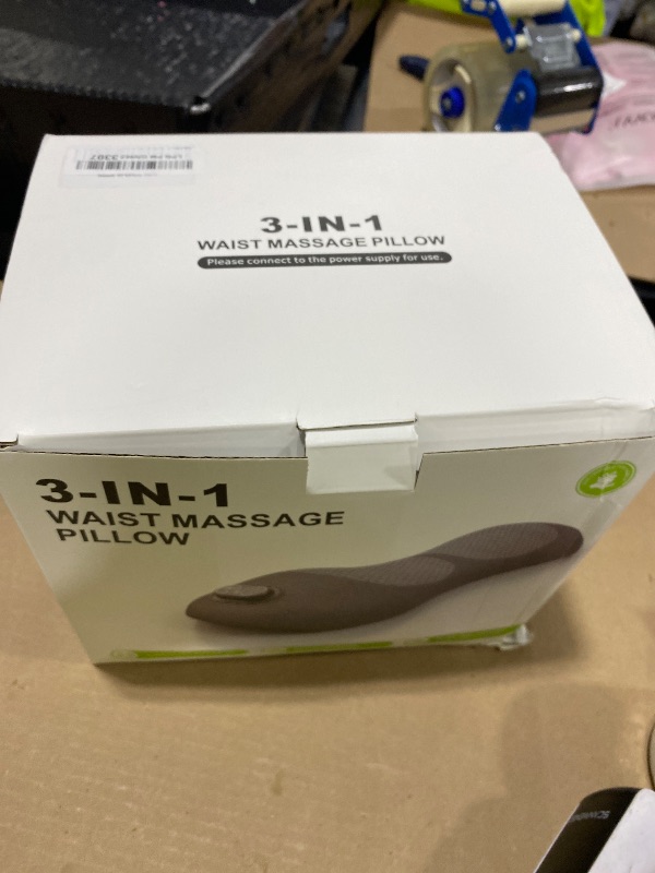 Photo 1 of Smooth Triple Fusion 3-in-1 Lumbar Pillow Back Massager with Heat, Vibration & Traction – Rechargeable Cordless for Deep Tissue Pain Relief & Relaxation at Home & Office – Gift Idea