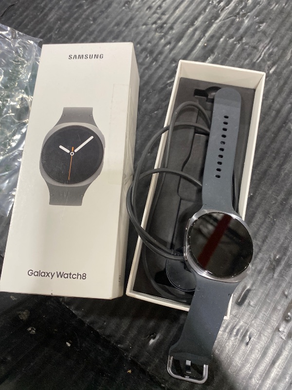 Photo 1 of ****LOCKED**** Samsung Galaxy Watch 8 (2025) 40mm Bluetooth Smartwatch, Cushion Design, Fitness Tracker, Sleep Coaching, Running Coach, Energy Score, Heart Rate Tracking, Graphite
