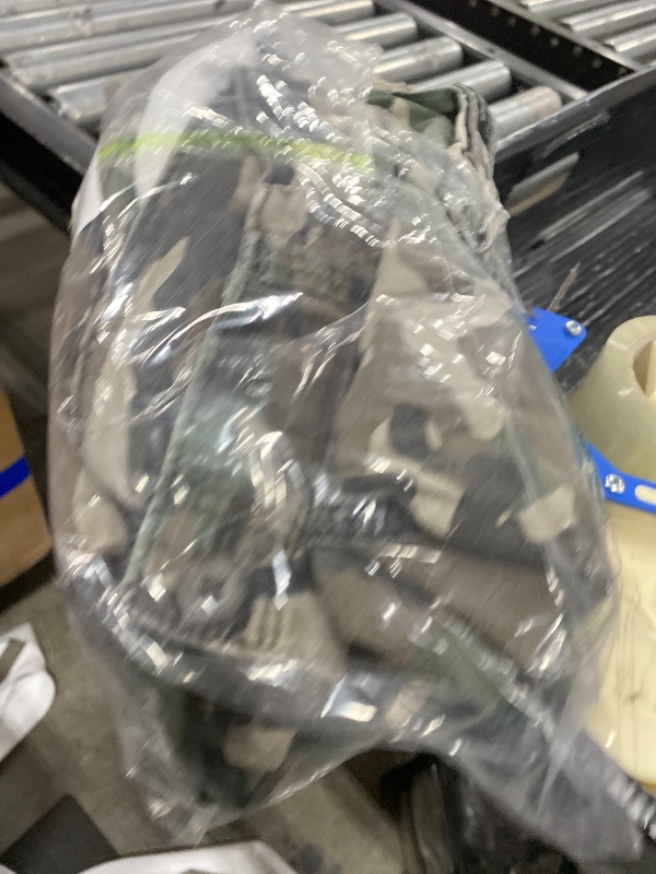 View 2 of Relaxed Fit Stretch Cargo Pant, Green Brown Camo, 36W x 32L