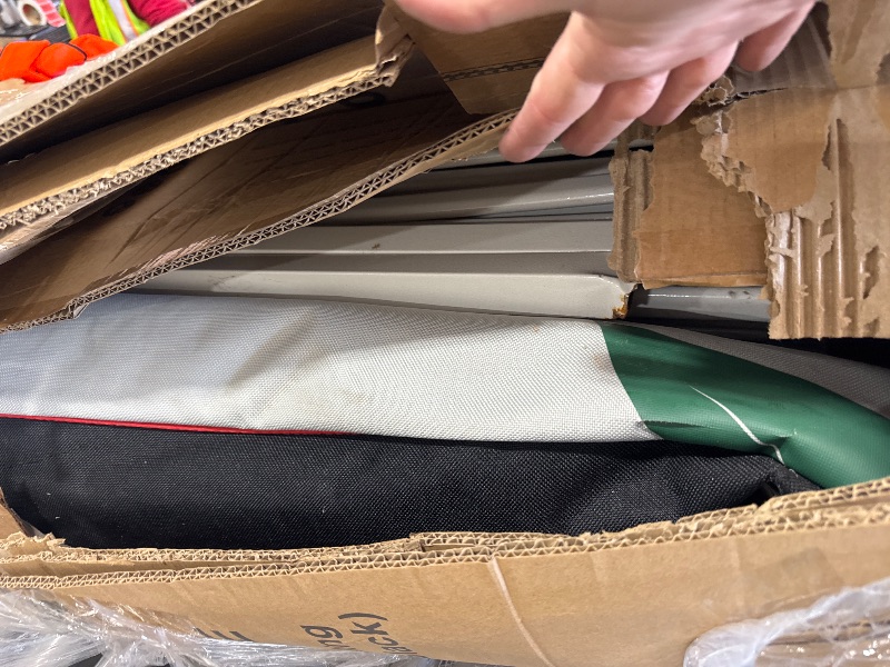Photo 1 of MAJOR DAMAGE-----------------------SELLING FOR PARTS--------------------------Eurmax USA 10x10 Pop Up Canopy Tent,Commercial Tent with Patented No-Tip Rolling Bag,4 Zippered Removable Walls,UV & Water Resistant Canopy Top,Heavy Duty Outdoor Gazebo,Instant