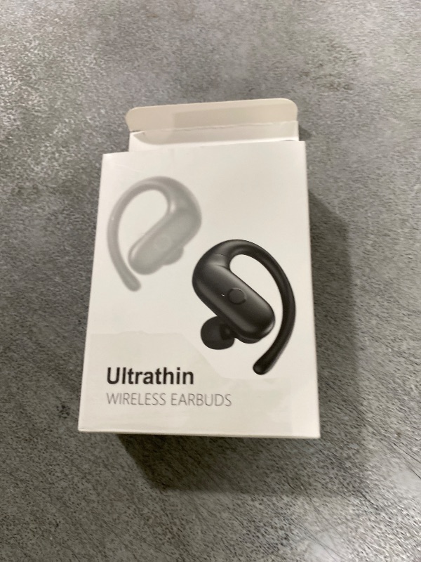 Photo 1 of LEEMC Wireless Earbuds, Bluetooth Headphones 5.4, 80Hr Playtime Ear Buds with Hooks for Sports, Noise Canceling, LED Display, IPX7 Waterproof Earphones for Workout Running, JetBlack