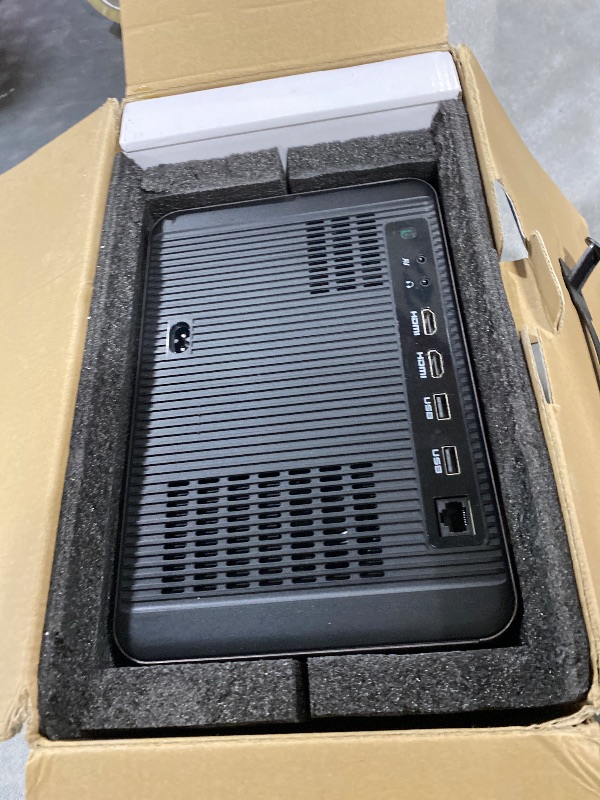 Photo 1 of HAPPRUN 2000 ANSI 4K Decoding Outdoor Projector with Built-in Streaming App