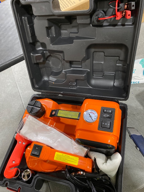Photo 1 of VEVOR Electric Car Jack 5 Ton with Electric Impact Wrench & Inflator Pump