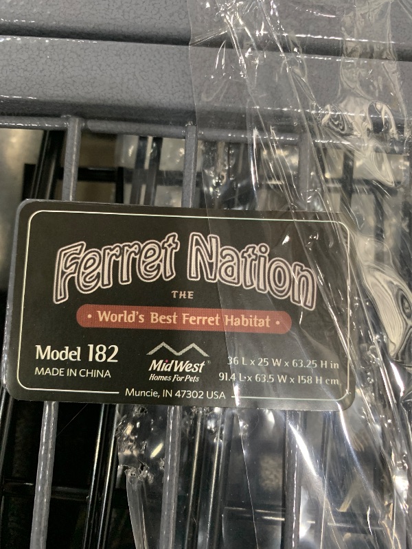 Photo 1 of MidWest Homes for Pets Ferret Nation Double Unit Small Animal Cage, 4 Tiers, Includes Pans, Shelves, Ramps & Covers, For Ferrets & Small Animals