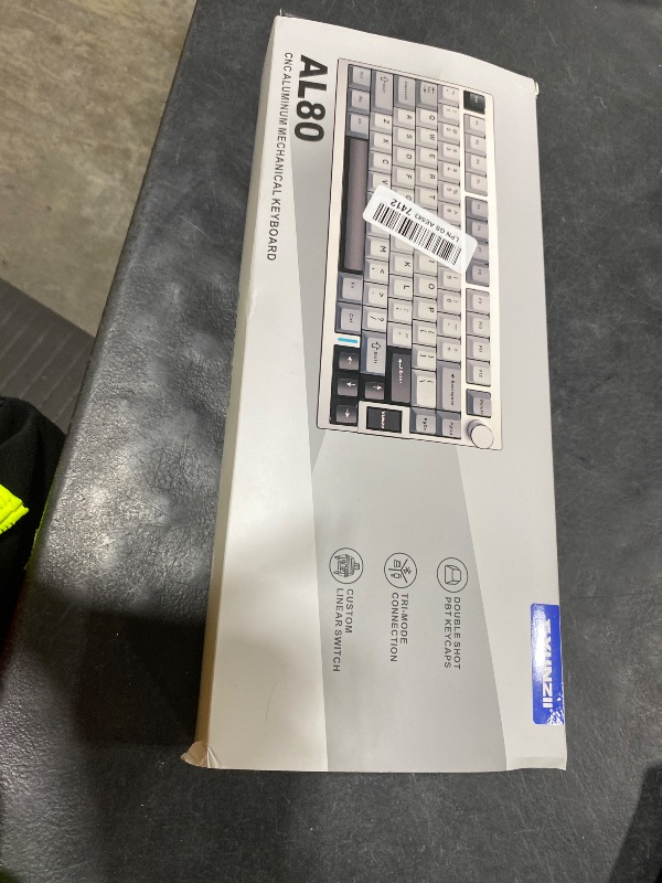 Photo 1 of YUNZII AL80 75% Wireless Aluminum Mechanical Keyboard(Silver,Gateron Zero)