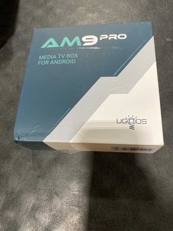 Photo 1 of Ugoos AM9 PRO TV Box Android 14.0 Amlogic S905X5-J 4GB RAM 64GB ROM 2.4G/5G Dual WiFi Ethernet 1000M USB 3.0 BT5.3 Support AV1 VP9 H.265 4K HDR Box