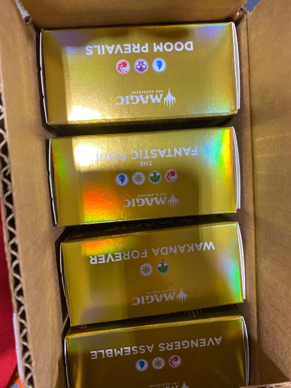 Photo 1 of Magic: The Gathering | Marvel Super Heroes Collector’s Edition Commander Deck Bundle - Includes All 4 Surge Foil Decks (Avengers Assemble, Wakanda Forever, The Fantastic Four, Doom Prevails)