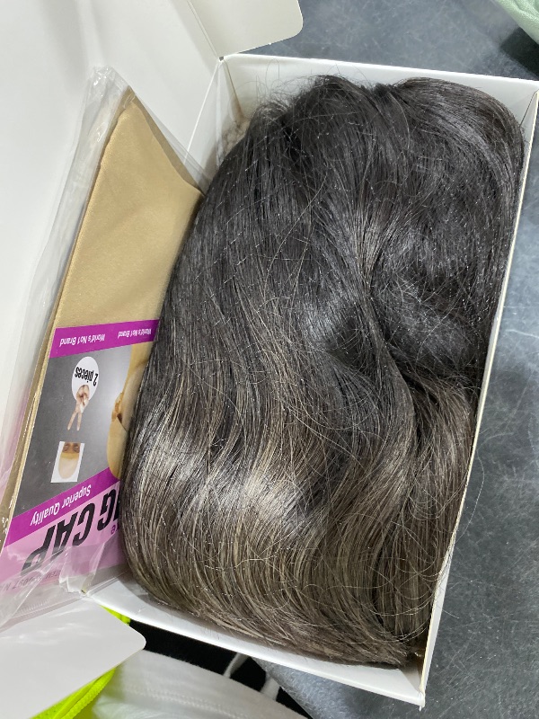 Photo 1 of WENNALIFE Clip In Human Hair Extensions, 18 Inch 120g 7pcs Cool Dark Brown, Clip-In Hair Extensions for Women, Straight Remy Human Hair