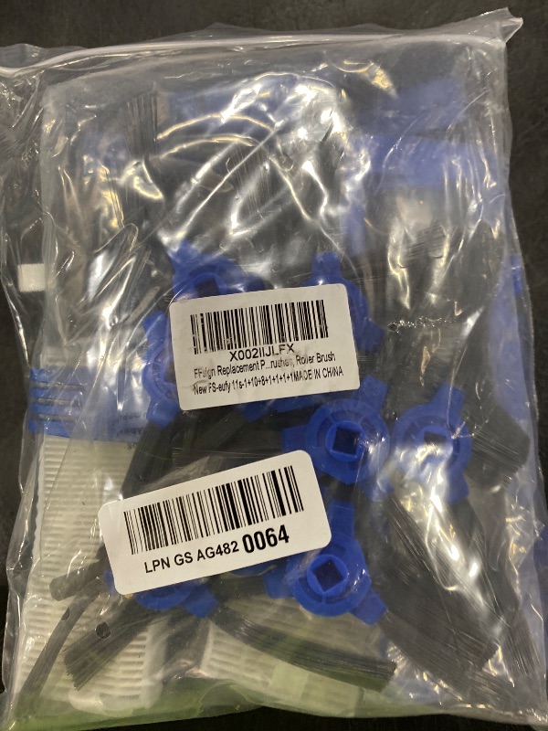 Photo 1 of Replacement Parts Accessories Kit for Eufy RoboVac 11S, 15C, 30, 30C, 12, 35C Vacuum Filters, 10 Side Brushes, 8 Filter, 1 Pre Filter, 1 Roller Brush Guard