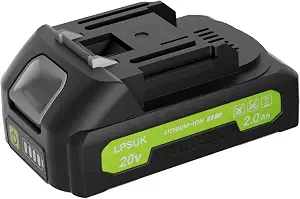 Photo 1 of 20V 2.0Ah Battery for String Trimmer, Repaclment Battery Compatible Cordless Lawn Trimmer, 1 Pack
