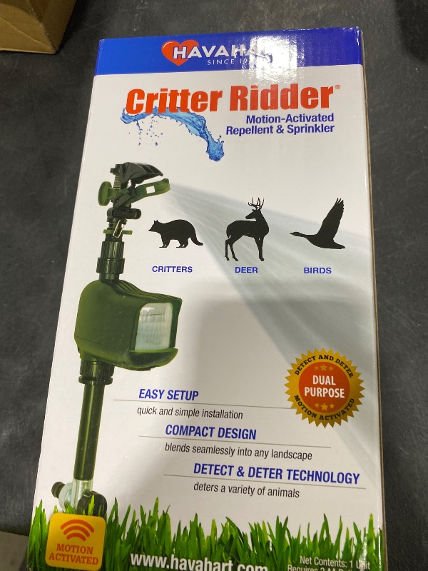 Photo 1 of Havahart Critter Ridder, Motion Activated Animal Repellent Sprinkler