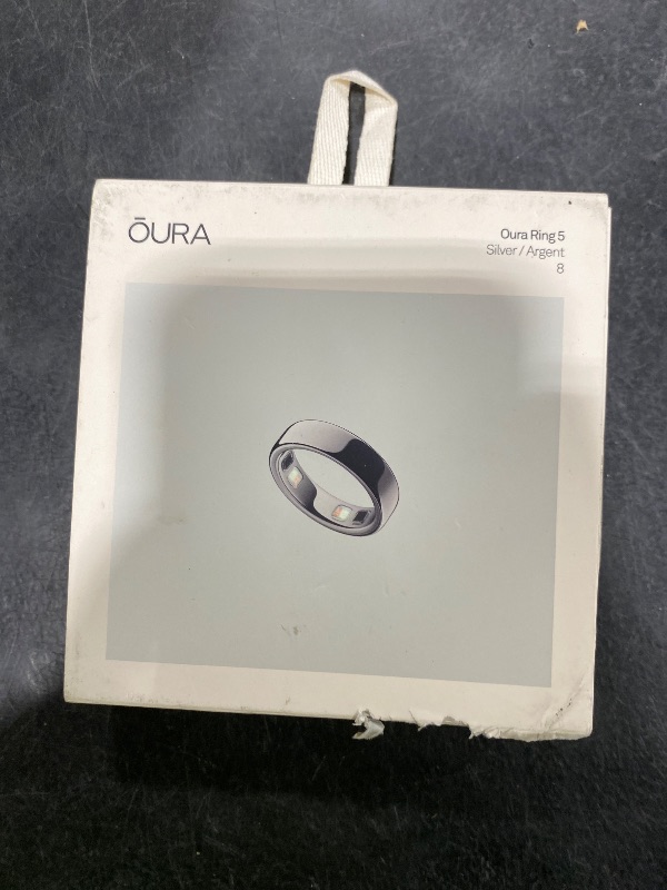 Photo 1 of OURA Ring 5 - Silver - Size 8