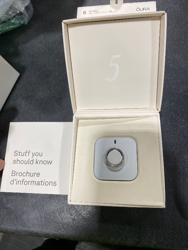 Photo 1 of OURA Ring 5 - Silver - Size 8
