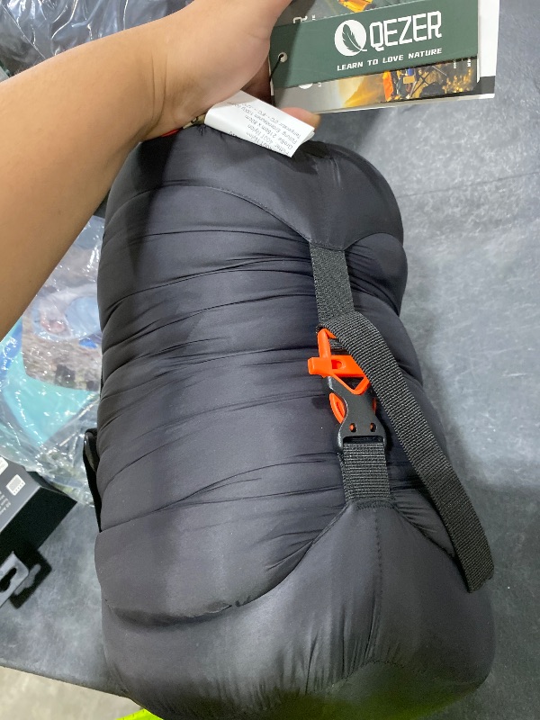 Photo 1 of QEZER Down Sleeping Bag 600 Fill Power Ultralight Backpacking