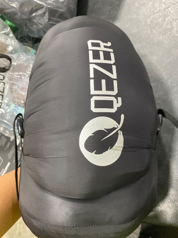Photo 1 of QEZER Down Sleeping Bag 600 Fill Power Ultralight Backpacking