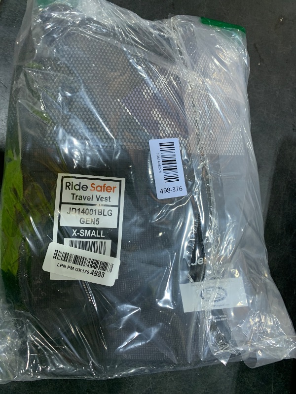 Photo 1 of RideSafer Gen 5 Car Seat Vest - Extra Small Black