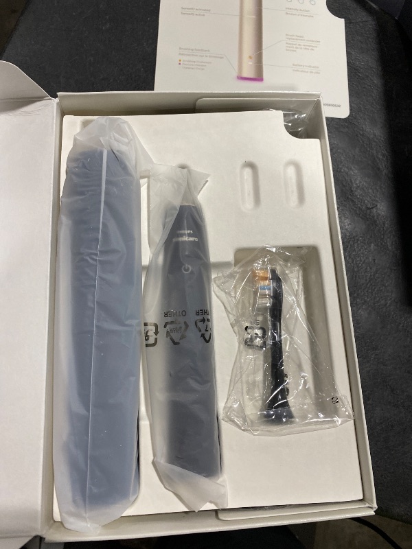 Photo 1 of Philips Sonicare 9900 Prestige Electric Toothbrush, 1 Brush Head, Blue