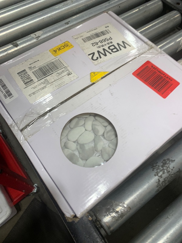 Photo 1 of SUNWINGS White Carrara Pebble Tile - 7.9 Sq. Ft.
