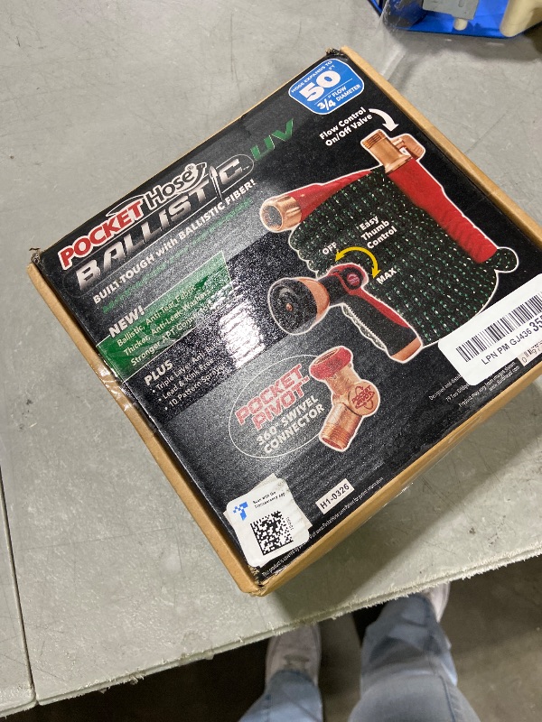 Photo 1 of Pocket Hose Ballistic 50 FT Expandable Garden Hose
