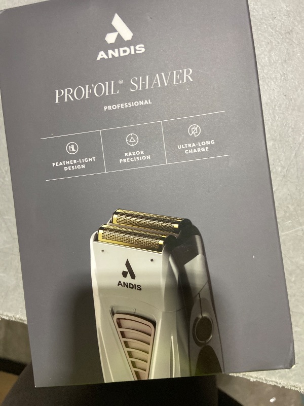 Photo 1 of Andis ProFoil Lithium Titanium Foil Shaver - Gray