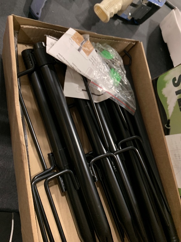 Photo 1 of NSHWFW 4 Pack 10 ft Heavy Duty String Light Poles