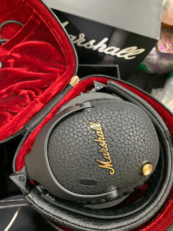 Photo 1 of Marshall Monitor III A.N.C. Wireless Over-Ear Bluetooth Headphones - Active Noise Cancellation | 100+ Hr Playtime | Microphone for Calls | Lightweight, Foldable Design for Travel - Black