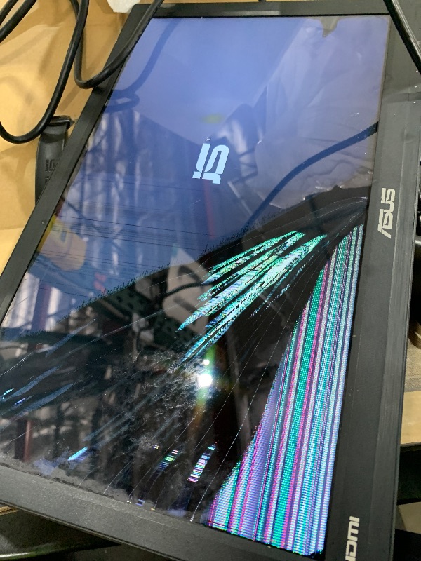 Photo 1 of ASUS VT168H 15.6" Touch Monitor BROKEN SCREEN (PARTS ONLY)