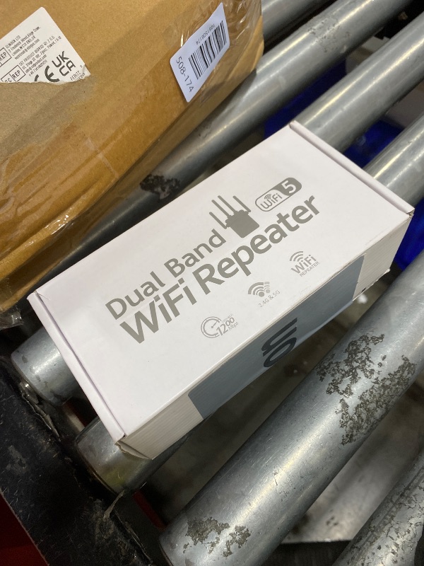Photo 1 of Dual Band WiFi Extender, 5.0G WiFi Booster for Large Home & Smart Home Use