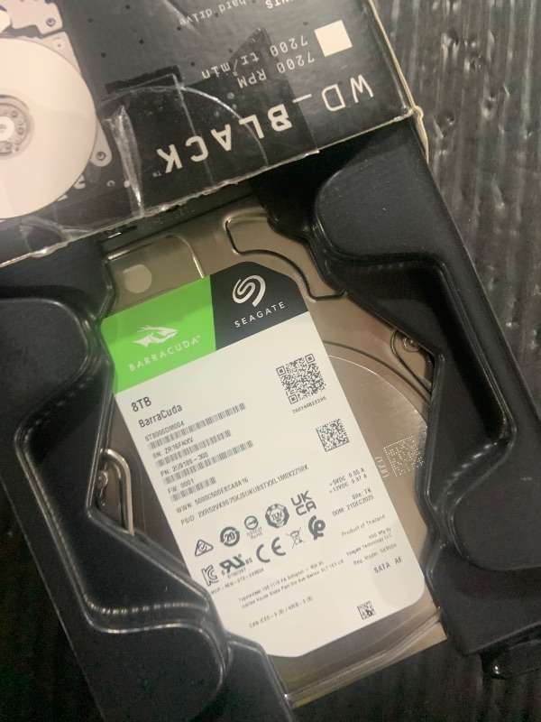 Photo 1 of Seagate 8TB BarraCuda Internal Hard Drive