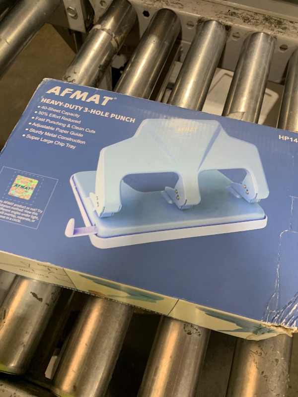 Photo 1 of AFMAT 3 Hole Punch Heavy Duty, 40-Sheet Capacity