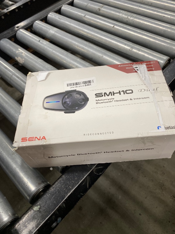 Photo 1 of Sena SMH10D-11 Motorcycle Bluetooth Headset & Intercom System (Black, Dual)