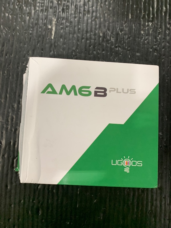 Photo 1 of Ugoos AM6B Plus TV Box Amlogic S922X-J Android 9.0 DDR4 4GB RAM 32GB ROM WiFi6 1000M Ethernet USB 3.0 BT5.0 4K H.265 HDR TV Box