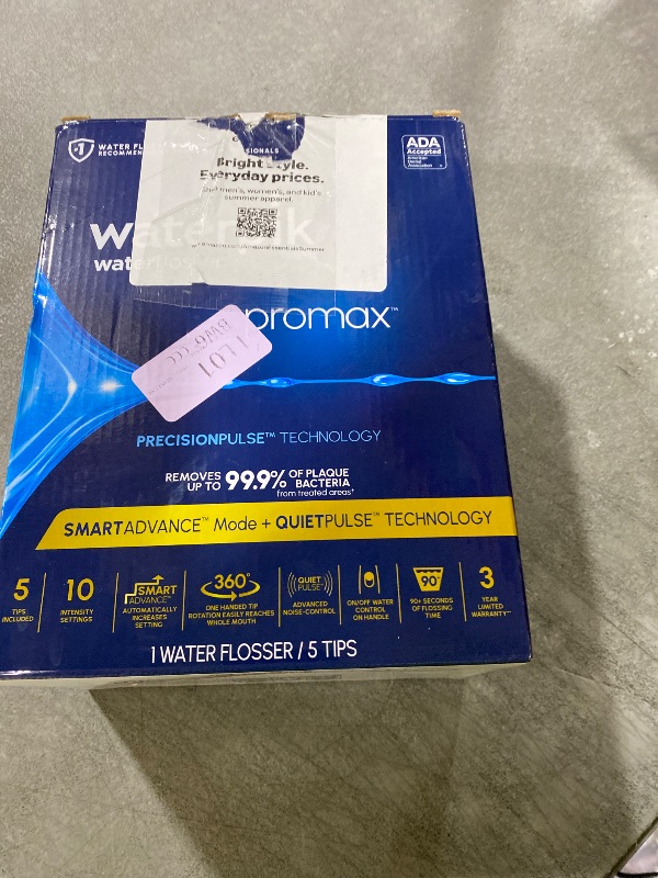 Photo 1 of Waterpik Promax Countertop Water Flosser, SmartAdvance, 10 Settings, 5 Tips